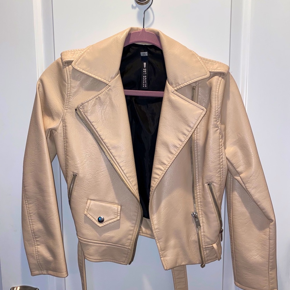 Faux leather jacket